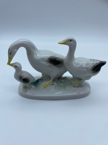 Porzellanfigur gänse - porzellanfigur,