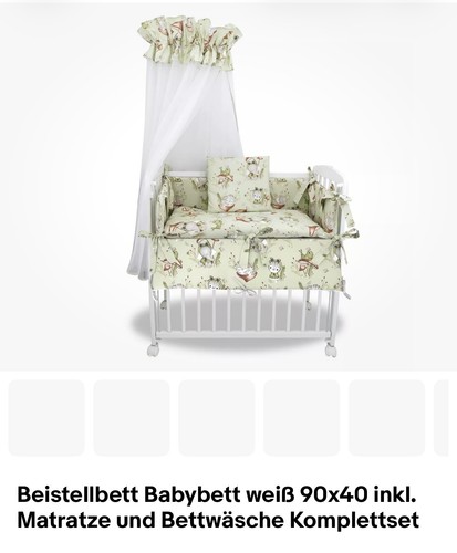 Beistellbett babybett weiß - beistellbett,