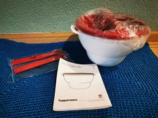 TUPPERWARE Allegra 1L  rot Schokofondue Mikrowelle Micro Servier &Dip C169  Deli