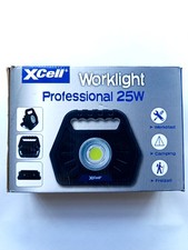 XCell Worklight Professional 25W LED Akku Arbeitsstrahler Baustrahler Schwarz
