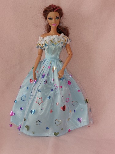 Barbie puppen kleid geburtstag - kleid,