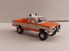 Brekina 19656 Chevy C20 GMC Sierra Grande Off-Road Orange/Weiß BJ 1981 OVP