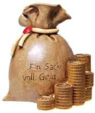 Spardose Geldsack Ein Sack voll Geld Geschenk Geburtstag Sparbüchse