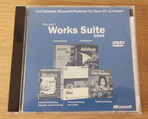 Microsoft works suite 2004 - microsoft, /