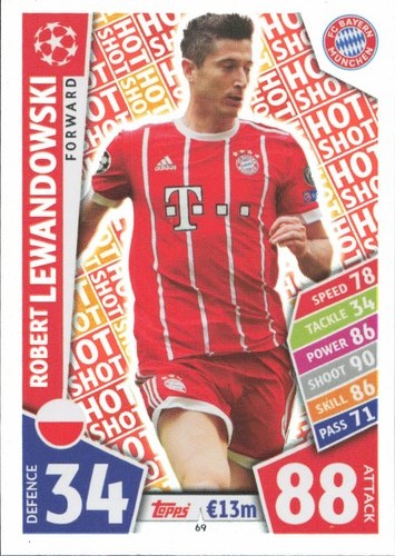2017 topps match - 2017-18, attax