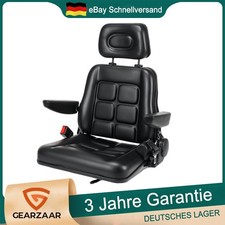 Traktorsitz Staplersitz Schleppersitz mit Sicherheitsgurt Armlehnen Universal