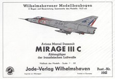 Jade Verlag 1642 - Mirage III C - Abfangjäger der französischen Luftwaffe , 1:50