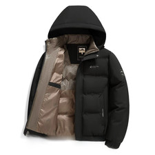 Herren Daunenjacke Kurz Leicht Dünn Business Casual Winter Entendaunen 2025