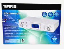 Küchenradio Unterbauradio Standgerät Timer Stromsparend UKW Radio Weiß