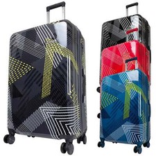 Hartschale großer XL Reisekoffer bunt Trolley 104 Liter mit Rollen 4 Farben