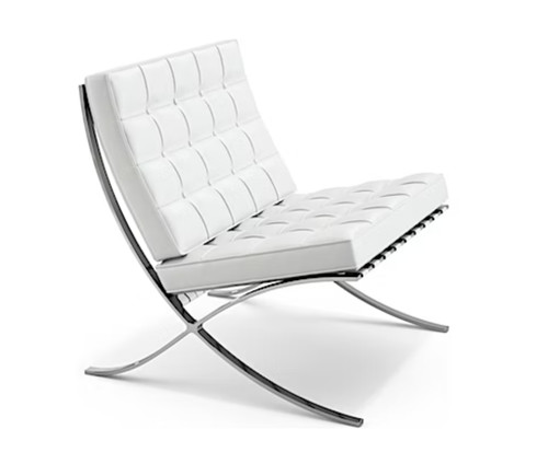 Knoll barcelona chair - knoll, leder