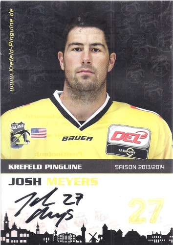 Autogramm josh meyers - autogramm,