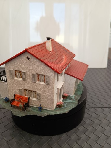 Eisenbahn modellbau haus mit - eisenbahn,