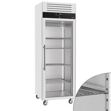 GGM Gastro Kühlschrank Edelstahl ECO - GN 2/1 - 700 Liter - mit 1 Glastür