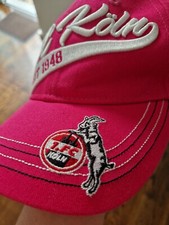 1. FC Köln Kappe Pink Leicht Sommer Urlaub Mütze Kopf Logo 100% Original 
