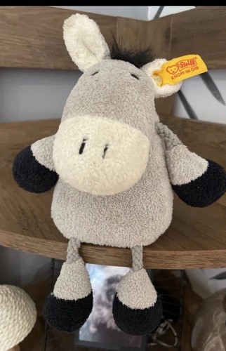 Steiff baumelnder esel 02607 - esel,