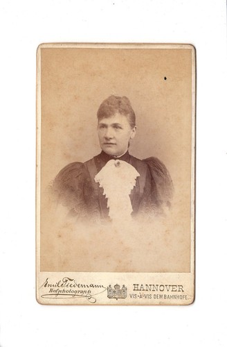 Cdv foto damenportrait - foto,