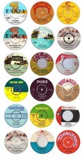 x18 50mm Reggae Record Label