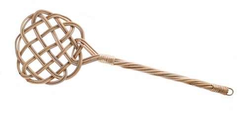 Rattan teppichklopfer - rattan,