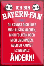 "Bayern Fan" Magnet Fußball