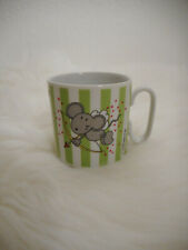 TOP Tasse ★W. Steinbeck★ Maus Kaffeetasse Becher Mug Sammler grün weiß gestreift
