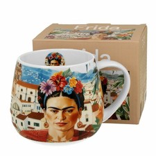 Kaffeebecher Becher Cup Mug Trinkbecher Keramik Frida Kahlo Mexican Art 430ml