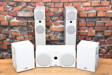 TEUFEL Theater 6 Hybrid 5.2 Surround Anlage Lautsprecher weiss Aktiv Subwoofer