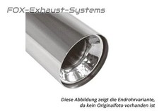  Edelstahl Auspuff Endrohr zum