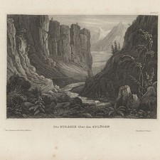 Schweiz Graubünden Strasse