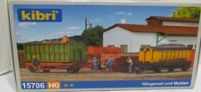 KIBRI Spur H0, 15706,  Hängerset und Mulden, ungebaut, OVP, XZ0038X
