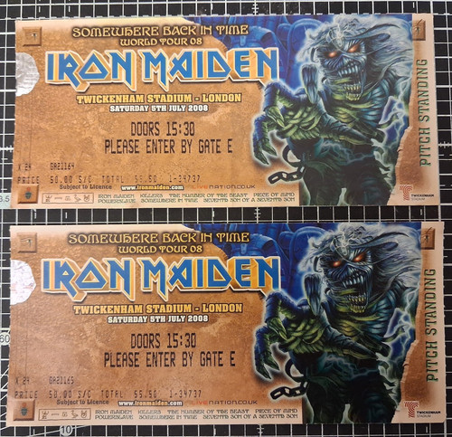 Iron maiden twickenham stadium - maiden,