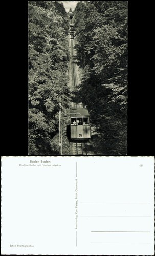 Ansichtskarte baden - ansichtskarte, baden-baden