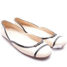 Ballerinas Prada Weiß Schwarz