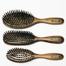 Haarbürste Wildschwein Naturborsten Holzbürste Naturhaarbürste 7 8 10-reihig br