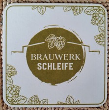 Rarität Bierdeckel Brauwerk Schleife Bier Brauerei Spremberg Weißwasser Sorben