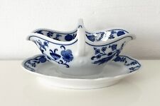 Schaller Bavaria Germany Sauciere Soßenterrine Zwiebelmuster