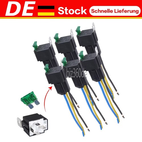 6st 12v relais polig mit - 4-polig,