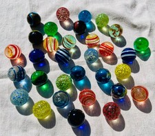 Glasmurmeln bunt - mm,