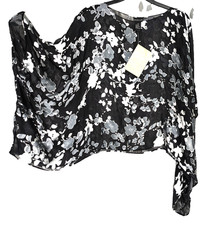 2X CITIKNITS QVC SHINY FLORAL
