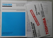 Toshiba Farbfernseher 201R3W/201R3WD, Bedienungsanleitung mehrsprachig.