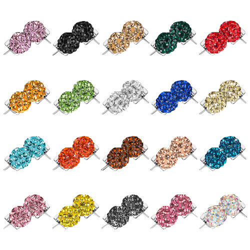 Paar ohrringe shamballa - paar,