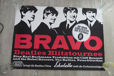 The Beatles..BRAVO Beatles Blitztournee Poster  1966..( Kopie Fotopapier in A1 )