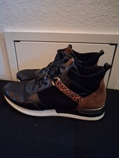 Remote soft Leder Sneaker Gr.40 schwarz, braun, Gold, weiß, leo