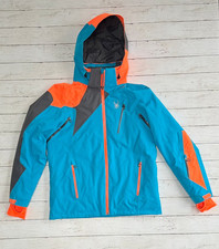 Spyder Skijacke Vyper Herren Winterjacke blau orange Gr. M