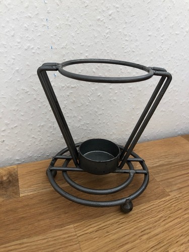 Teelichthalter metall schwarz - metall,