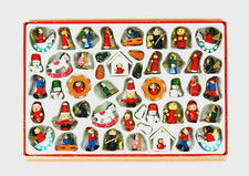 48 Holzhänger Weihnachtsbaum Christbaumschmuck Weihnachten Tannenbaumschmuck NEU