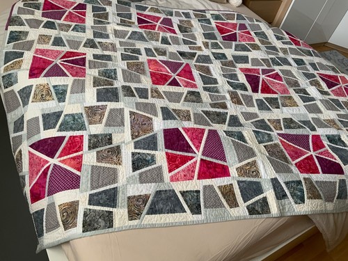 Patchworkdecke handarbeit und - handarbeit,