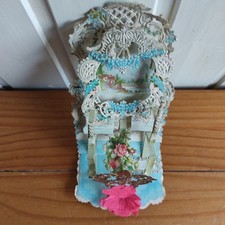 Antike Faltkarte - Klappkarte - Papier -USA - Amerika - To One I Love - um 1900 