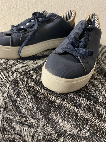 Dunkelblaue low top sneaker - dunkelblaue, 38