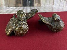 Paar antike bronze figuren - paar,